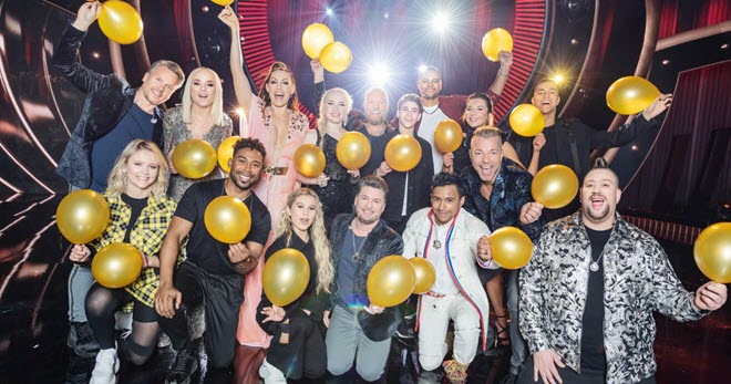 Джон Лундвик и все участники шведского национального отбора Евровидения 2019