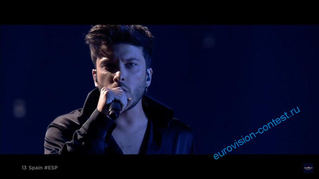 🇪🇸 Испания: Выступление Blas Cantó в финале Евровидения 2021 с песней Voy A Quedarme