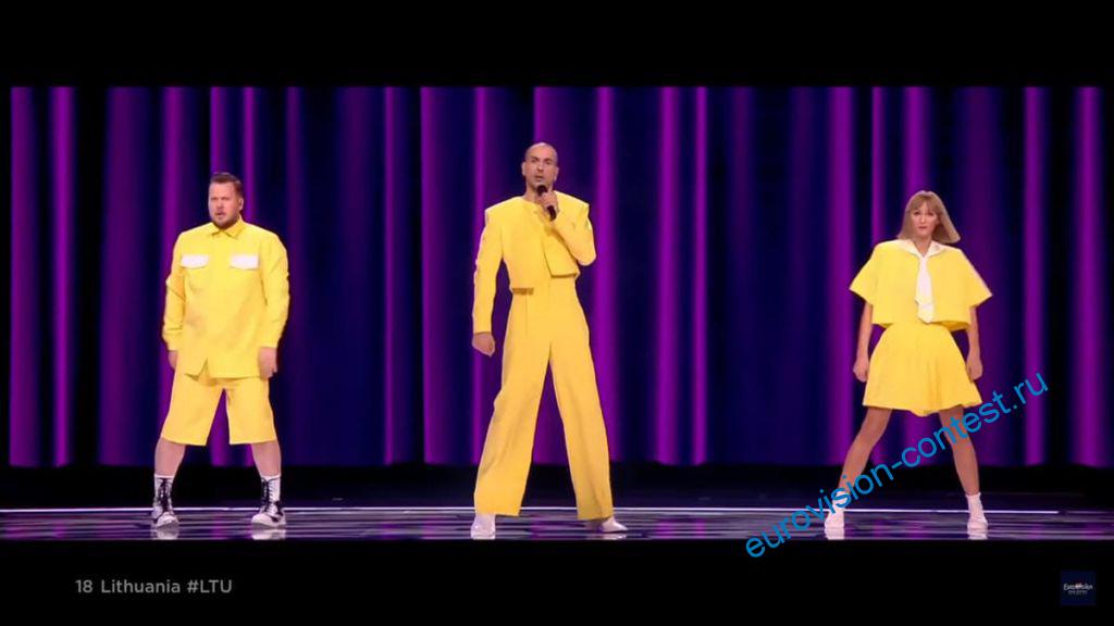 🇱🇹 Литва: Выступление The Roop в финале Евровидения 2021 с песней Discoteque