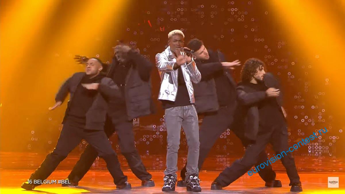 Бельгия Выступление Jérémie Makiese во 2 полуфинале Евровидения 2022 с песней Miss You