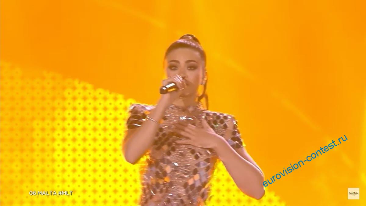 Мальта Выступление Emma Muscat во 2 полуфинале Евровидения 2022 с песней I Am What I Am