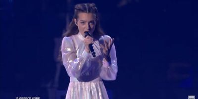 Греция Выступление Amanda Georgiadi Tenfjord в 1 полуфинале Евровидения 2022 с песней Die Together