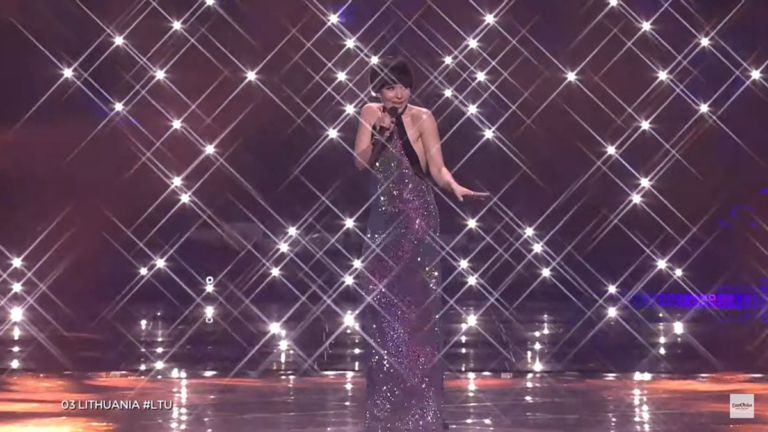 🇱🇹 Литва: Выступление Monika Liu в 1 полуфинале Евровидения 2022 с песней Sentimentai