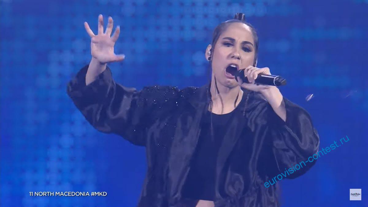 Македония Выступление Andrea во 2 полуфинале Евровидения 2022 с песней Circles