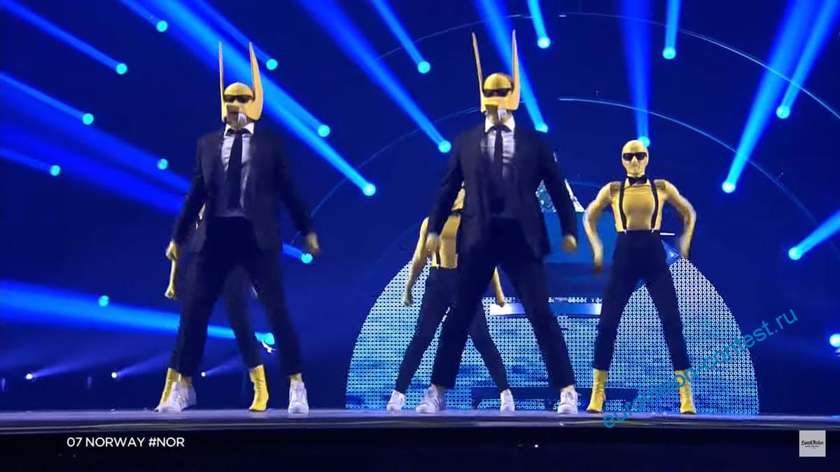 Норвегия Выступление Subwoolfer в финале Евровидения 2022 с песней Give That Wolf A Banana