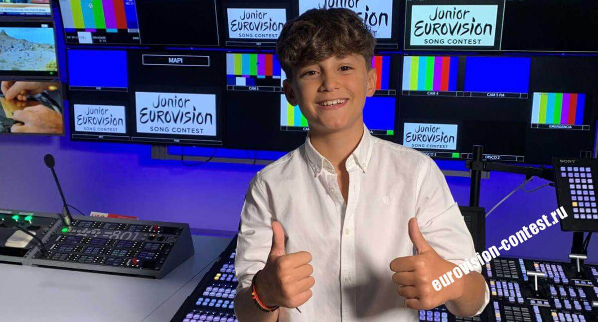 Испания Карлос Хигес записал свою песню для детского Евровидения