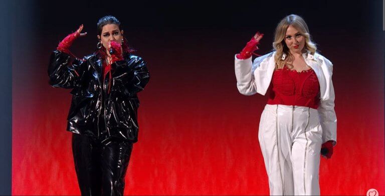 🇦🇹 Австрия: Выступление Teya & Salena в финале Евровидения 2023 с песней Who The Hell Is Edgar (15 место)