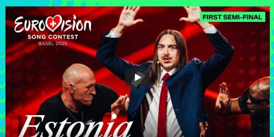 Эстония 🇪🇪: Tommy Cash с песней «Espresso Macchiato» в первом полуфинале на Евровидении 2025