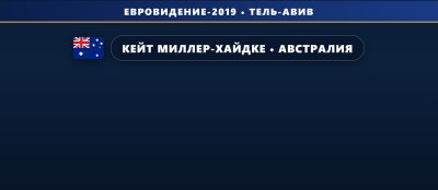 🇦🇺 Кейт Миллер-Хайдке будет представлять Австралию на Евровидении 2019 с песней Zero Gravity