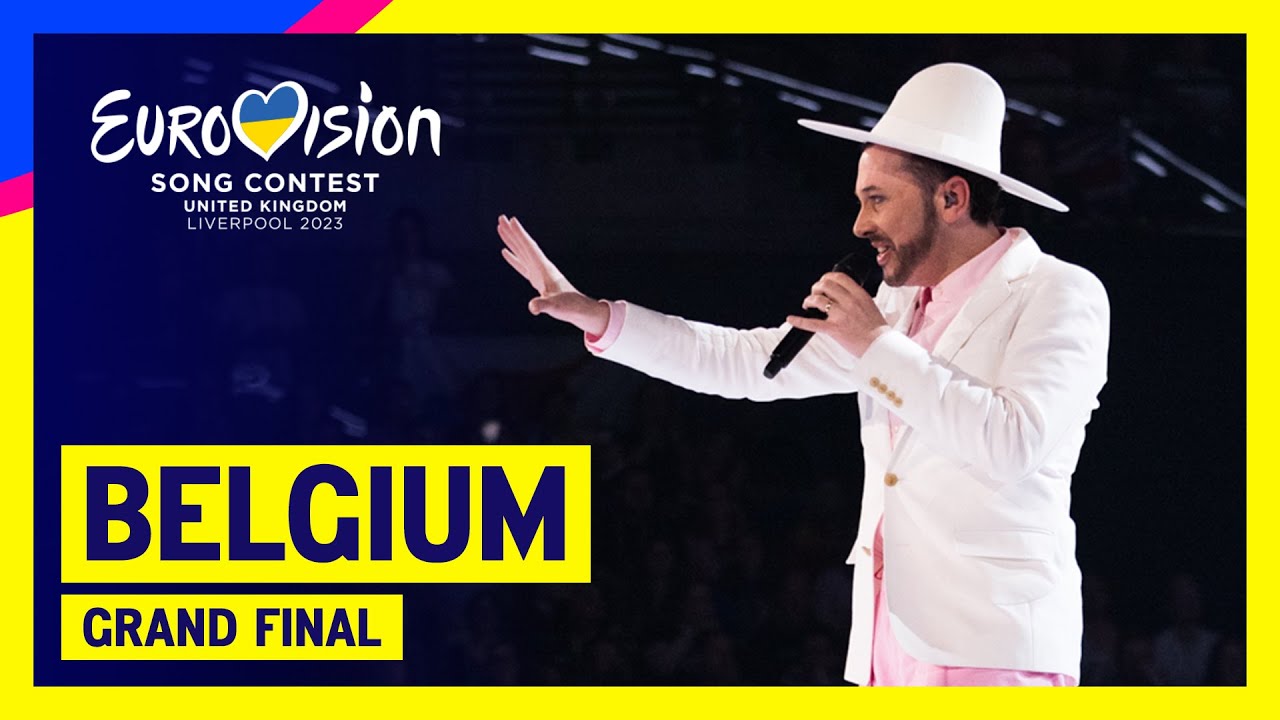 🇧🇪 Бельгия: Выступление Gustaph в финале Евровидения 2023 с песней Becaus…